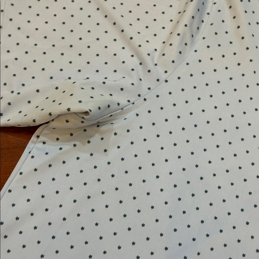 Greyson Polo with blue emblem and Green Accent perfect for summer and athletic - Picture 5 of 7
